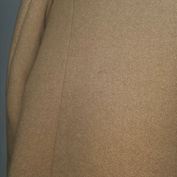 J.Crew Camel Wool Blend Topcoat Women's Size 12 Classic Car Coat - Picture 6 of 9